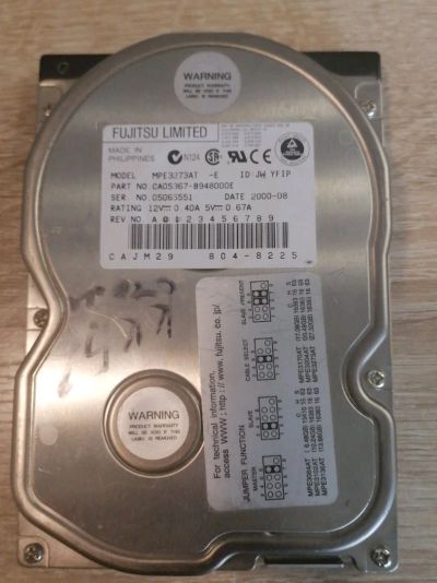 Лот: 16633763. Фото: 1. Жесткий диск Fujitsu MPE327AT. Жёсткие диски