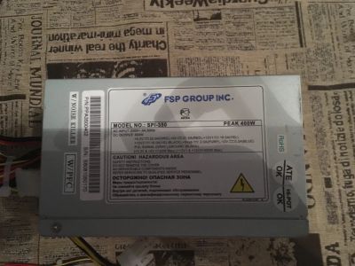 Лот: 13963889. Фото: 1. Блок питания FSP 400w. Корпуса, блоки питания