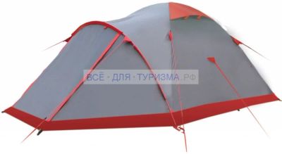 Лот: 5844622. Фото: 1. Палатка Tramp Mountain 3 cерый. Палатки, тенты