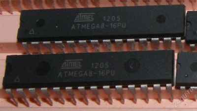 Лот: 2333328. Фото: 1. Atmega8-16PU DIP28 Atmega 8 8KB... Микроконтроллеры