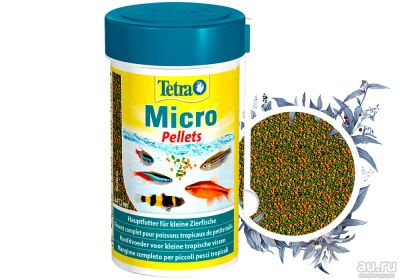 Лот: 17102516. Фото: 1. TETRA micro pellets 100ml микро... Корма