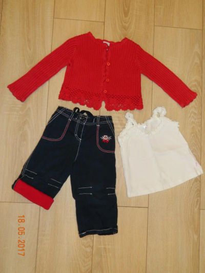 Лот: 9696413. Фото: 1. Комплект тройка для девочки, х... Костюмы, пиджаки, комбинезоны