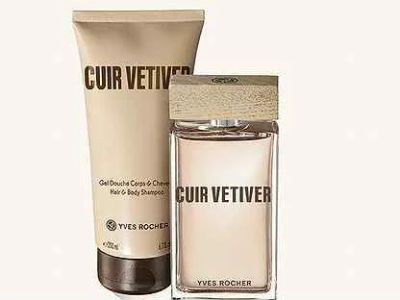 Лот: 18260504. Фото: 1. Ив Роше Набор «Cuir Vetiver» Кюир... Мужская парфюмерия