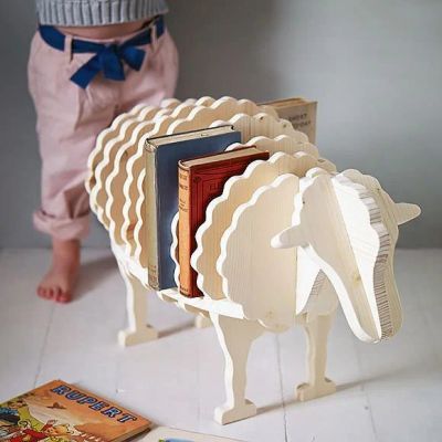 Лот: 11363935. Фото: 1. Книжная полочка "Барашек". Шкафы, стеллажи, комоды