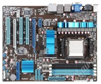 Лот: 533881. Фото: 1. На гарантии!!! ASUS M4A785TD-V... Материнские платы