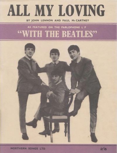 Лот: 10605671. Фото: 1. Beatles All My Loving ноты для... Другое (литература)