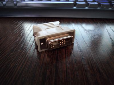 Лот: 15093487. Фото: 1. Переходник VGA - DVI. Шлейфы, кабели, переходники