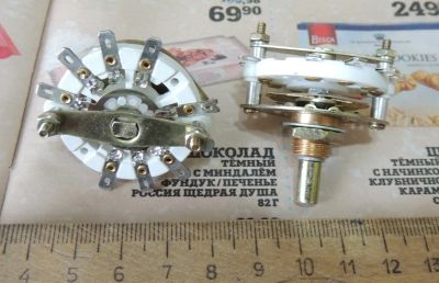 Лот: 19056384. Фото: 1. Переключатель, "галетный переключатель... Реле, тумблеры, переключатели