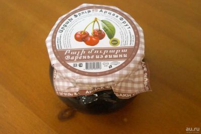 Лот: 8377951. Фото: 1. Варенье из вишни 400 г. Домашние заготовки