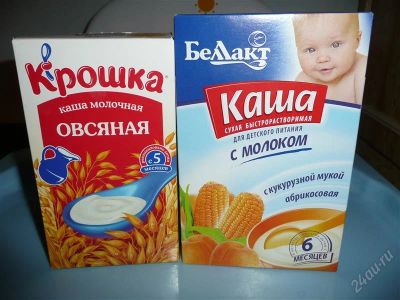 Лот: 845544. Фото: 1. Молочная каша "Беллакт", "Крошка... Детское питание
