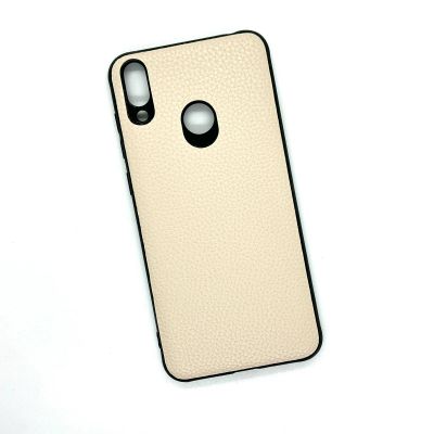 Лот: 25334871. Фото: 1. Чехол Honor 8C Экокожа (бежевый... Чехлы, бамперы