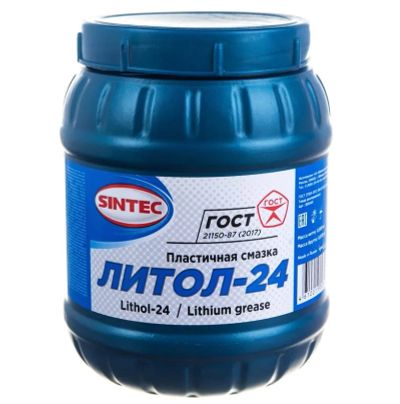 Лот: 25808997. Фото: 1. Смазка Литол-24 Sintec 800 грамм. Масла, жидкости
