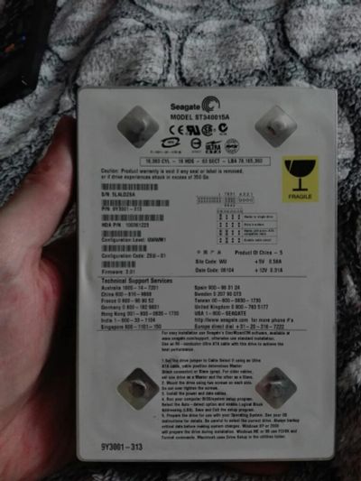 Лот: 6898429. Фото: 1. жесткий диск 40 гб. Жёсткие диски (HDD)
