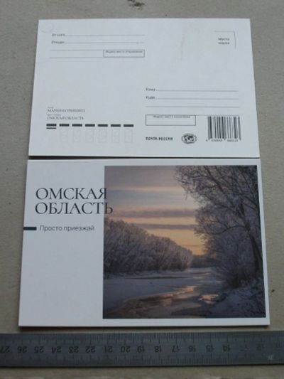 Лот: 20306469. Фото: 1. Открытка видовая Омская область... Открытки, конверты