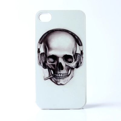 Лот: 5918831. Фото: 1. Чехол Череп для iPhone 4/4s/5... Чехлы, бамперы