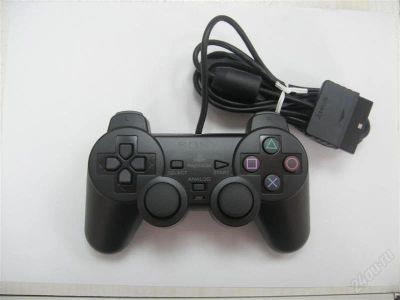 Лот: 1925025. Фото: 1. Джойстик Sony Playstation 2 оригинальный... Аксессуары для игровых приставок, консолей, геймпады