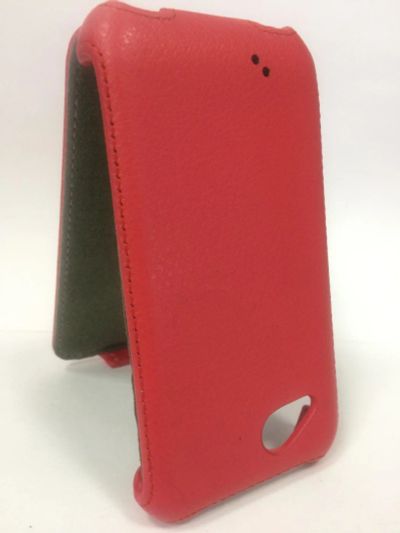Лот: 9690598. Фото: 1. Чехол-книжка HTC Desire VC Красный... Чехлы, бамперы