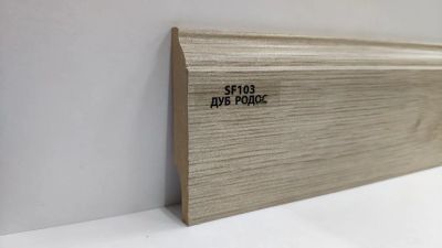 Лот: 15844396. Фото: 1. Плинтус МДФ, FloorPlinth, Дуб... Напольные покрытия