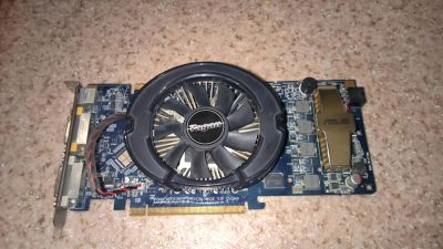 Лот: 5379540. Фото: 1. Asus GeForce 9800GT, 512MB, с... Видеокарты