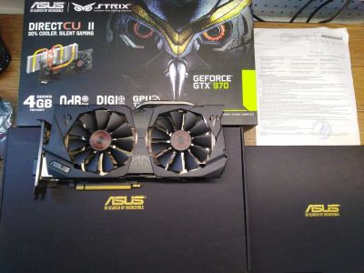 Лот: 16033218. Фото: 1. Видеокарта ASUS GeForce GTX 970... Видеокарты