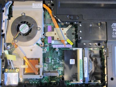 Лот: 9843959. Фото: 1. Asus X52S система охлаждения. Системы охлаждения