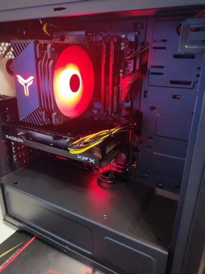 Лот: 22713198. Фото: 1. Системный блок ryzen 5/32gb/6600xt. Компьютеры в сборе