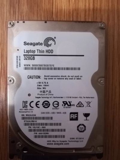Лот: 12082501. Фото: 1. Жесткий диск Seagate Laptop Thin... Жёсткие диски (HDD)