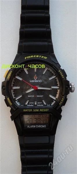 Лот: 2026038. Фото: 1. Forester спортивные часы чёрные... Оригинальные наручные часы