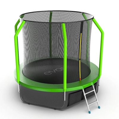 Лот: 15779225. Фото: 1. Батут EVO JUMP Cosmo 8ft (Green... Детские спортивные комплексы, батуты