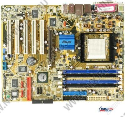 Лот: 2159783. Фото: 1. Материнская плата Asus A8V Delux... Материнские платы
