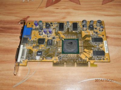 Лот: 4675594. Фото: 1. Видеокарта GeForce 4 Ti 4200 64Mb... Видеокарты