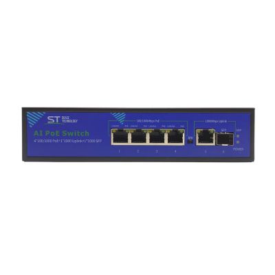 Лот: 24639599. Фото: 1. Коммутатор ST-S42POE(4G/1G/1S... Коммутаторы