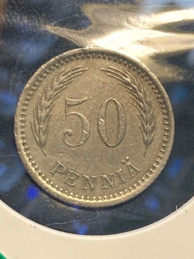 Лот: 19974265. Фото: 1. Финляндия 50 пенни, 1921. Европа