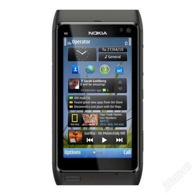 Лот: 3489109. Фото: 1. Nokia N8 (N8-00) Made in Finland... Кнопочные мобильные телефоны
