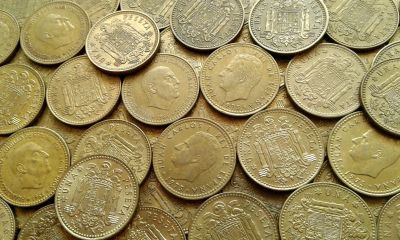 Лот: 25438580. Фото: 1. Испания ( 1pt ) 12 монет - одним... Европа