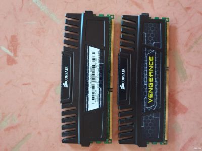 Лот: 13592989. Фото: 1. ОЗУ ddr3 8gb CorsaiR vengeance... Оперативная память