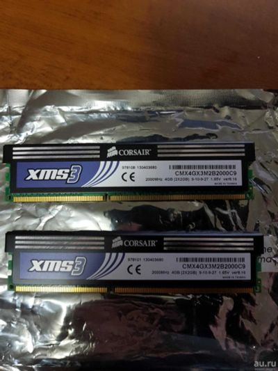 Лот: 13625362. Фото: 1. Corsair XMS3 DDR3 cmx4gx3m2b2000c9. Оперативная память