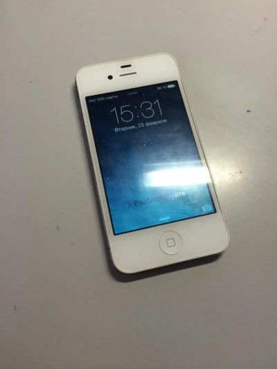 Лот: 6980123. Фото: 1. Iphone 4s 16 Gb в отличном состоянии. Смартфоны