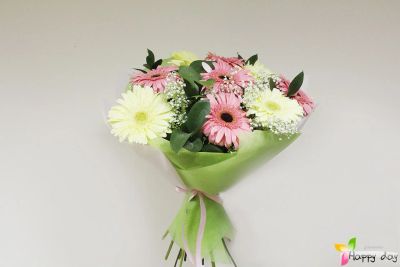 Лот: 3706610. Фото: 1. Букет из гербер с доставкой!. Другое (цветы, букеты)