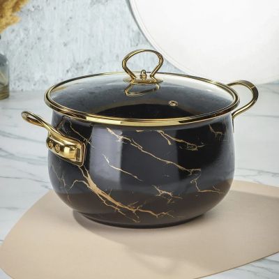 Лот: 24688497. Фото: 1. Кастрюля эмалированная сталь... Кастрюли
