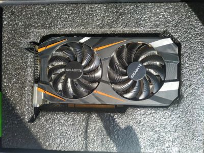 Лот: 16033083. Фото: 1. Видеокарта Gigabyte GTX 1060 3... Видеокарты