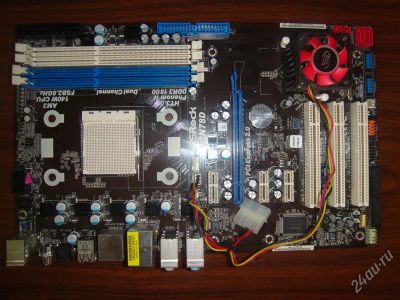 Лот: 2858964. Фото: 1. Материнская плата ASRock Socket-AM3... Материнские платы
