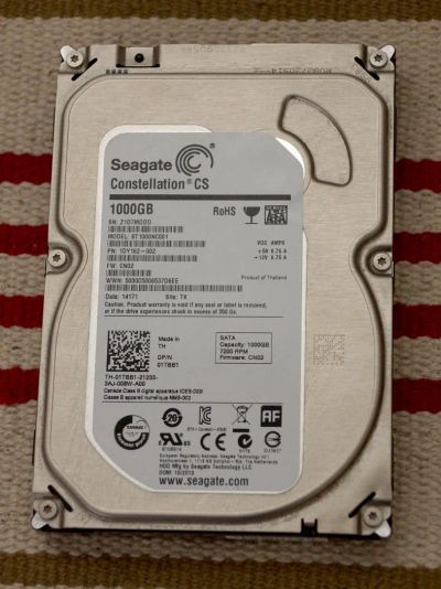 Лот: 9178542. Фото: 1. Жесткий диск 1000ГБ Seagate "Constellation... Жёсткие диски (HDD)
