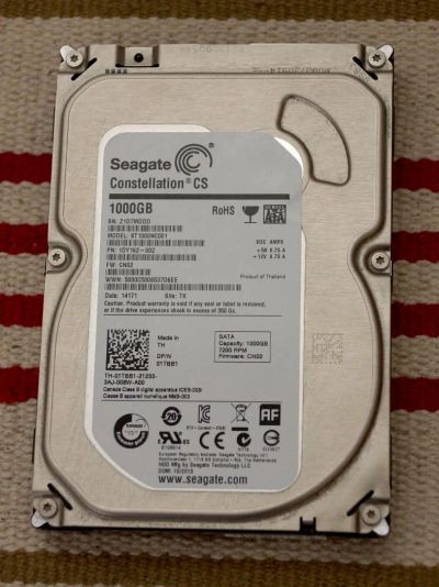 Лот: 9178542. Фото: 1. Жесткий диск 1000ГБ Seagate "Constellation... Жёсткие диски