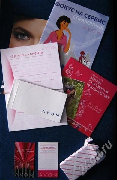 Лот: 138668. Фото: 1. Avon: визитки, карточки клиента... Другое (бизнес)