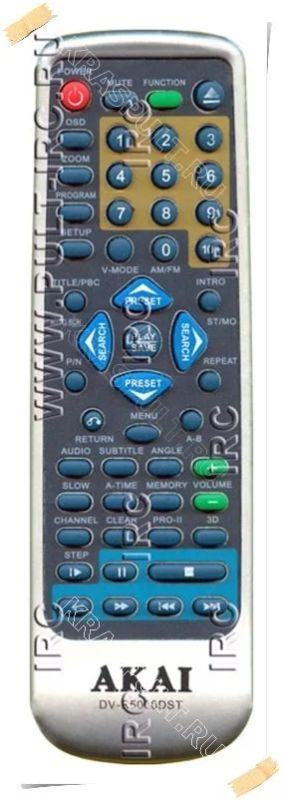 Лот: 15907844. Фото: 1. Пульт AKAI DV-R5000DST. Пульты ДУ