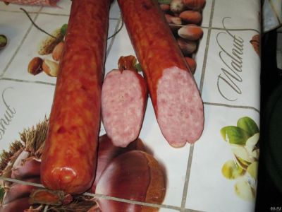Лот: 13238297. Фото: 1. колбаса сервелат домашний. Мясо, птица, яйцо