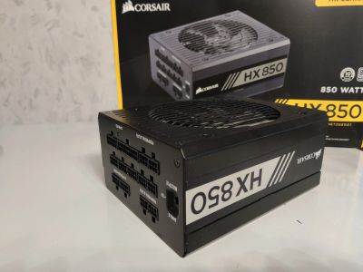 Лот: 15166466. Фото: 1. Corsair HX850 Watt Platinum. Корпуса, блоки питания