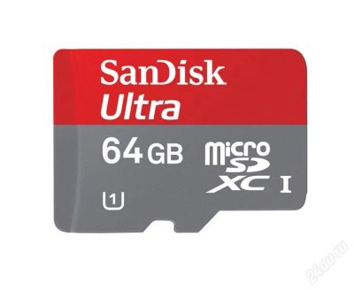 Лот: 2178181. Фото: 1. Карта памяти micro SDXC SanDisk... Карты памяти