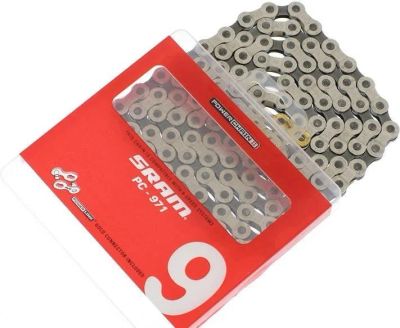 Лот: 5277806. Фото: 1. Цепь SRAM PC-951+PowerLink 9ск... Запчасти